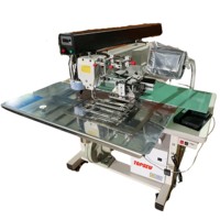 Máquina de Coser Bolsillos Profesional TS-3020-LS, Máquina Automática para Colocar Bolsillos en Jeans, Pantalones y Prendas de Vestir