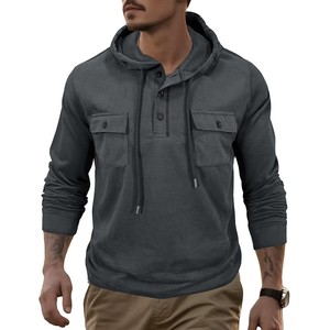 Sudadera con Capucha para Hombre, Manga Larga, Estilo Casual, para Actividades al Aire Libre - Product Image 3