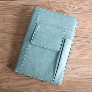 Carnet de notes professionnel en cuir PU A5 avec reliure cousue pour les réunions de bureau et les devoirs scolaires - Papier de qualité supérieure sans acide - Product Image 5