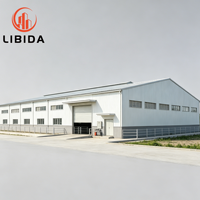 Almacén de Estructura de Acero Prefabricado, Taller Industrial de Acero de Ensamblaje Rápido, Edificio de Almacenamiento de Metal Personalizado