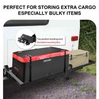 SIMPLY Kits de support de rangement pliable manuel pour camping-car, à fixer sur le pare-chocs, capacité de 200 lb, en acier allié, pour ranger vélos, bagages, remorque