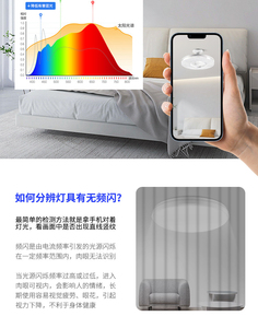 Lámpara de Techo Moderna Cuadrada de Aluminio con Bombillas de Neón RGB Blanco Cálido 3500K, Mini Regulable, CRI 90, para Sala de Estar, Montaje en Superficie - Product Image 3