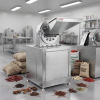 Machine à broyer à disques haute efficacité, broyeur de poudre en acier inoxydable pour l'industrie agroalimentaire
