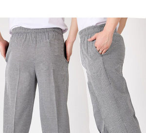 Venta al por mayor Hotel & Bar Chef Pantalones Multi-Patrón de cocina Uniforme DE TRABAJO Pantalones largos de cocina para restaurante y Bar Personal - Product Image 6