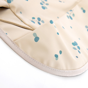Bavaglini da bambino con design a gancio e anello impermeabili grembiule da bambino non fluorescente bavaglini con una grande tasca - Product Image 4