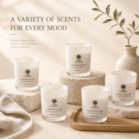 OEM Private Label Mattglas Duftkerzen-Geschenkset für Heimdekoration, Boutique, Einzelhandel, Feiertage und Lifestyle-Marken