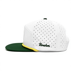 หมวกแก๊ปแบบ snapback ทรง 7 แผง ปรับได้ ผลิตในโรงงานเวียดนาม ตัดด้วยเลเซอร์ สองสี สวมใส่สบาย เหมาะสำหรับกิจกรรมกลางแจ้งและผู้ใหญ่ - Product Image 4