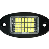 Iluminación Ambiental LED para Chasis de Automóviles, Luces Traseras Todoterreno para Wrangler, Luces Inferiores Estilo Moto de Nieve, Luces RGB de Atmósfera
