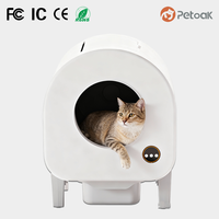 Bac à litière intelligent pour chat, autonettoyant, automatique, 65L, fermé, contrôle par application, surveillance vidéo, auto-désodorisation, écologique, facile