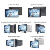 Monitor Táctil de 15.6 Pulgadas con Montaje en Pared, Ultra Delgado, Android o Win10/11, Panel PC, Monitor Inteligente con Pantalla Táctil, Precio de Fábrica POFX