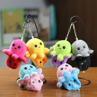Peluche Pieuvre Réversible Mignonne, Jouet, Poupée de Mariage et Figurine, Petit Pendentif, Rembourrage en Coton PP