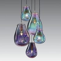 Tsinye Simple lanterne en verre européen créatif unique plafond pendentif lumière contemporaine suspension lumière pour îlot de cuisine