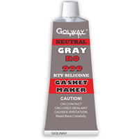 Adhésif silicone RTV gris haute température, colle d'étanchéité, mastic silicone pour aluminium