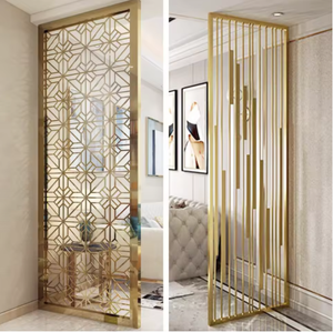 EX710 Divisores de Ambiente Plegables de Acero Inoxidable con Corte Láser Moderno para Separación de Salas de Estar de Lujo - Product Image 5
