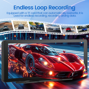 Maustor 8.1 inch không dây di động phổ Carplay <span class=keywords><strong>Android</strong></span> tự động với G-Sensor ADAS 4K/1080P Dash Cam xe màn hình - Product Image 6