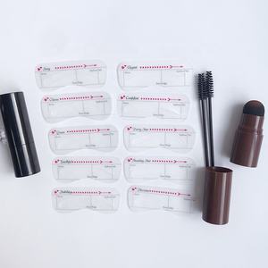 Tampon de sourcils en une étape, étiquette privée, marron, noir, étanche, Kit de tampons de sourcils, pochoir - Product Image 6
