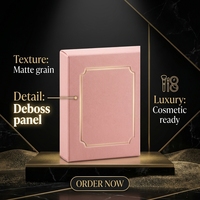 Boîte cosmétique pliante personnalisée en carton rectangulaire, emballage en papier pour soins de la peau, bougies, emballage cadeau
