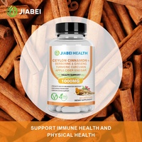 Capsules de cannelle de Ceylan personnalisées en usine pour adultes, soutien du système immunitaire, non destiné aux femmes enceintes, OEM/ODM