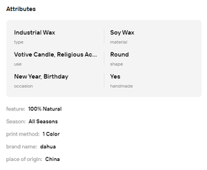 Flocons de cire de soja écologiques pour la fabrication de bougies parfumées - Product Image 6