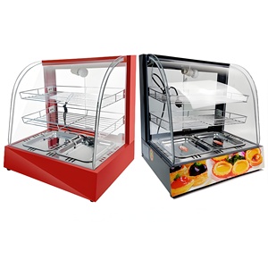 Thương mại thiết bị nhà bếp 3 Lớp Nóng lên Showcase thực phẩm nóng lên tủ bánh ấm hơn thực phẩm ấm hơn hiển thị truy cập nhà máy bán - Product Image 4