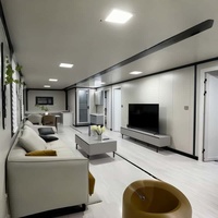 Maisons modulaires contemporaines ODM/OEM à 2 chambres, maison-conteneur extensible de 20 pieds, utilisation hôtelière, extension pour bureau à domicile
