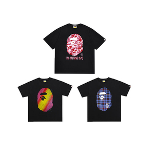 Camiseta Bapees de Diseño con Estampado de Letras, Versión <span class=keywords><strong>1</strong></span>:<span class=keywords><strong>1</strong></span> de Alta Calidad, Disponible en Stock, Moda Masculina, Camiseta Bapees Estampada de Tendencia 2026 - Product Image 3