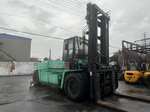 Used Mitsubishi 30Ton 15Tons Diesel Internal Combustion Forklift Forklift Cylinder Attachment Two Stage Mast Solid Tire Retail - Product Image 4