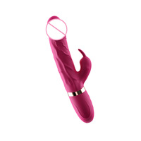 Super Soft Realistic Japanese Vibrating Rabbit Dildo Real Strong Silicone Dildo Vibrator Av Wand Sex Toy for Women