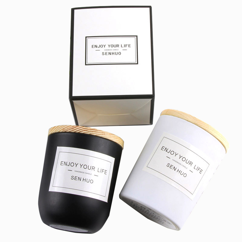 Цветная стеклянная банка для свечей и упаковка, Прямая поставка с завода