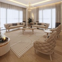 Italienischer Stil Moderner Luxus-Esstisch mit Naturmarmorplatte, Edelstahl- und Massivholzbeinen für Zuhause und Hotel