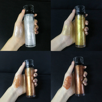 Huile Corporelle Scintillante Hydratante à Faible MOQ, Huile Corporelle Pailletée Naturelle et Biologique de Luxe