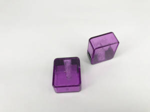 Taille-crayon pour enfant avec impression de logo personnalisé taille-crayon à main à un trou petit pour crayon - Product Image 3