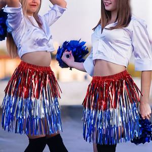 <span class=keywords><strong>วิก</strong></span>ผมฟอยล์สีฟอยล์สำหรับวันเอกราชชุดแฟนซีชุดวันชา<span class=keywords><strong>ต</strong></span>ิสหรัฐอเมริกาวิกปาร์<span class=keywords><strong>ต</strong></span>ี้กระโปรง - Product Image 2