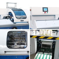 Automática SX 460E Industrial cubierta dura libros de texto cuaderno hilo máquina de encuadernación precios papel libro máquina de coser