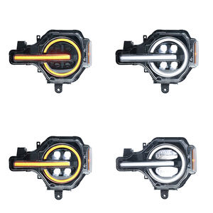 Faros LED de Alta Gama para Ford <span class=keywords><strong>Bronco</strong></span> 2020-2024, Proyector Cuádruple con DRL, Actualización Completa de Lámparas Delanteras - Product Image 5