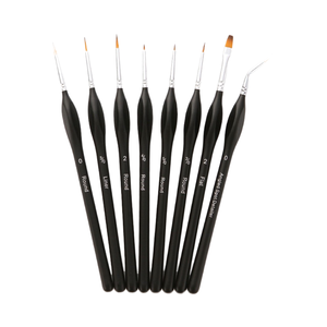 Zhuting Lot de 10 pinceaux miniatures Pinceaux en nylon pour la peinture et l'illustration des beaux-arts - Product Image 2