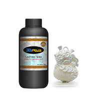 Pour l'impression de bijoux, résine coulable à la cire blanche, haute teneur en cire LCD DLP imprimante 3d impression 1kg