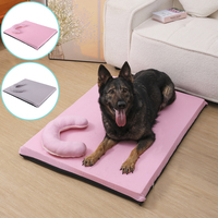 Moonking Tapis de canapé pour chien détachable, matelas de niche pour chien double face chaud pour l'hiver, grand lit élastique pour chien, coussin de couchage pour chat, accessoires