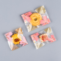 Conception personnalisée thermoscellage gâteau de lune Grains Noix Dessert Pain Biscuit Biscuits Opp Petit sac d'emballage en plastique pour boulangerie