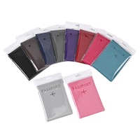 Portefeuille de voyage en cuir personnalisé avec logo, porte-passeport pour avion, vente chaude, pas cher, porte-carte d'identité fin pour voyage
