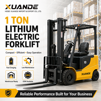 1-Tonnen-Lithium-Batterie-Elektrostapler für Lagerhaus-Materialhandhabung und Fabrik-Palettenbeladung