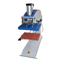 Presse à chaud pneumatique automatique 20x20cm pour l'impression par sublimation sur sacs à dos, équipement de transfert de logo et d'étiquettes par sublimation