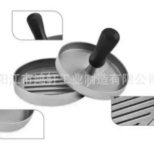 Prensa Redonda de Aluminio Fundido para Hamburguesas, Molde Manual para Carne, Herramienta de Cocina para Hacer Hamburguesas de Res y Camarones, Tamaño de 4 Pulgadas - Product Image 4