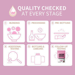 Kangmao OEM ODM แบบผสมเบอร์รี่ <span class=keywords><strong>Creatine</strong></span> monohydrate gummies สำหรับผู้ชายผู้หญิงบรรจุถุง5g อาหารเสริมสร้างกล้ามเนื้อ - Product Image 5