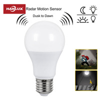 Bombilla de sensor inteligente, buen precio, 9W, sensor de microondas de movimiento de radar, Bombilla Led 80 E27, luz de sensor SMD2835, diseño de iluminación y circuitos