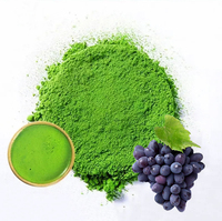 Poudre Matcha de thé vert biologique d'approvisionnement d'usine meilleur prix sachet en vrac de thé amincissant infusé de fruits à saveur naturelle