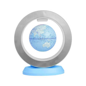 Globe de Lévitation Magnétique Sans Fil Bluetooth Genie AR, Veilleuse Créative à Pendule pour Étudiants et Enfants, Cadeau d'Anniversaire en Plastique - Product Image 1