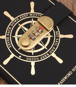 Sản phẩm mới A5 mật khẩu máy tính xách tay mad48 văn phòng chương trình nghị sự máy tính xách tay với nhật ký khóa - Product Image 4