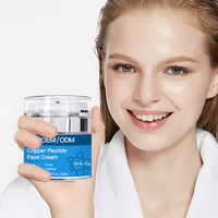 Produits de soins de la peau coréens pour le vieillissement des fourmis Peptide de cuivre bleu crème de lotion pour le visage éclaircissante raffermissante
