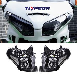 TIYPEOR para Honda Gold Wing GL1800 LED faros de repuesto para motocicleta Hi/<span class=keywords><strong>Lo</strong></span> Beam 75W 6500K faros de proyector - Product Image 2